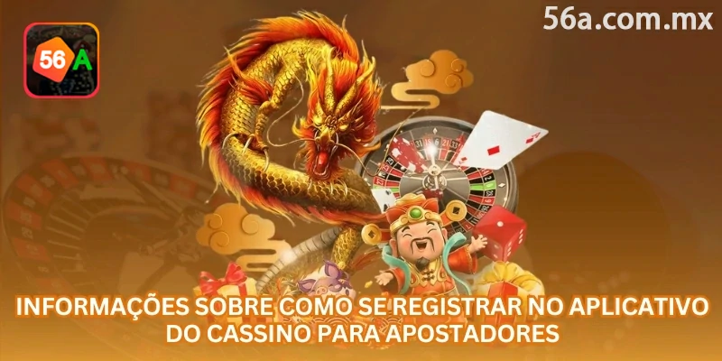 Cadastro de uma nova conta pelo aplicativo móvel da 56a